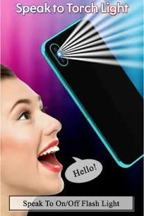 Speak to Torch Light : Flashlight screenshot 3