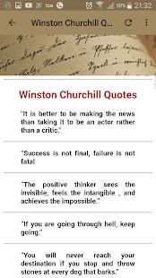 Winston Churchill Quotes screenshot 5
