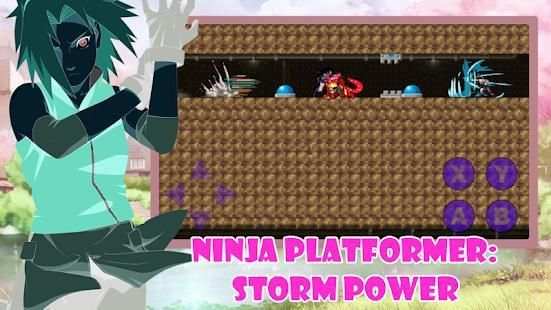 Ninja Platformer: Storm Power screenshot 2