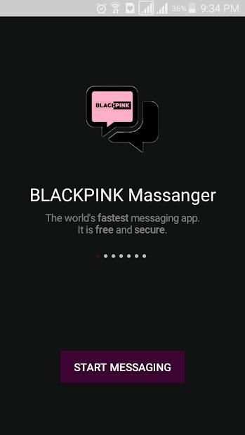 Blackpink Massanger screenshot 1