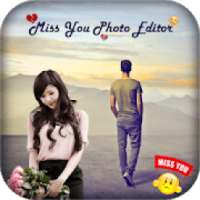 Miss You Photo Editor : Miss You Photo Frame on 9Apps