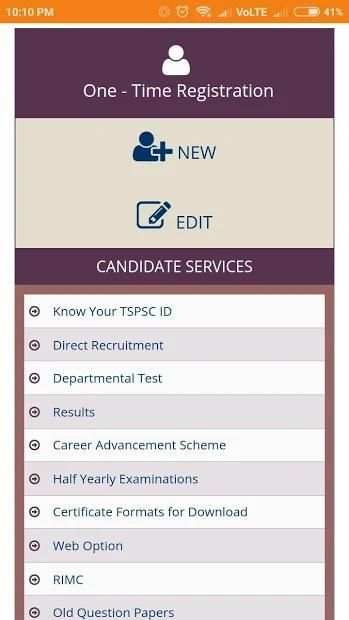 TSPSC-Job notifications ,Hall ticket download screenshot 1