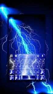 Lighting 3d Storm Keyboard Theme स्क्रीनशॉट 1