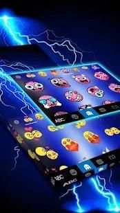 Lighting 3d Storm Keyboard Theme स्क्रीनशॉट 3