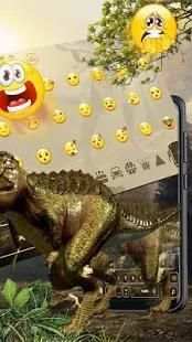 3D Dinosaur Keyboard Theme screenshot 1