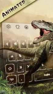 3D Dinosaur Keyboard Theme screenshot 3