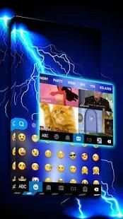 Lighting 3d Storm Keyboard Theme स्क्रीनशॉट 4