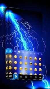 Lighting 3d Storm Keyboard Theme स्क्रीनशॉट 2