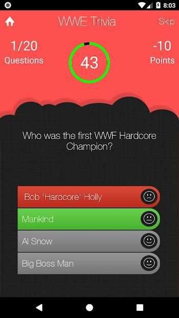 Trivia for WWE screenshot 6