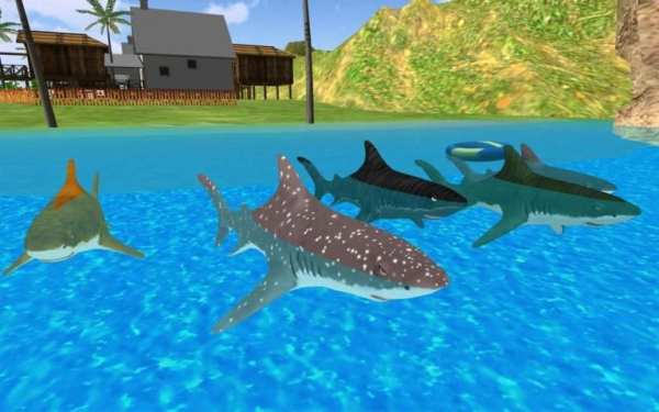 Robot Shark Attack : Angry Shark Transform Games स्क्रीनशॉट 1