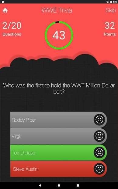Trivia for WWE screenshot 2