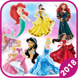 Disney Princess Stickers Application आइकन