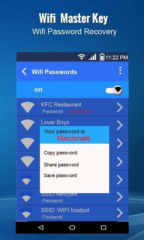Master Wifi Key स्क्रीनशॉट 1