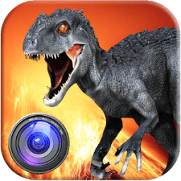 ikon Indo Raptor Jurassic Dinosaur Photo Maker