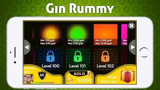 Gin Rummy Free स्क्रीनशॉट 1