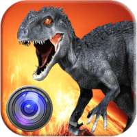 Indo Raptor Jurassic Dinosaur Photo Maker