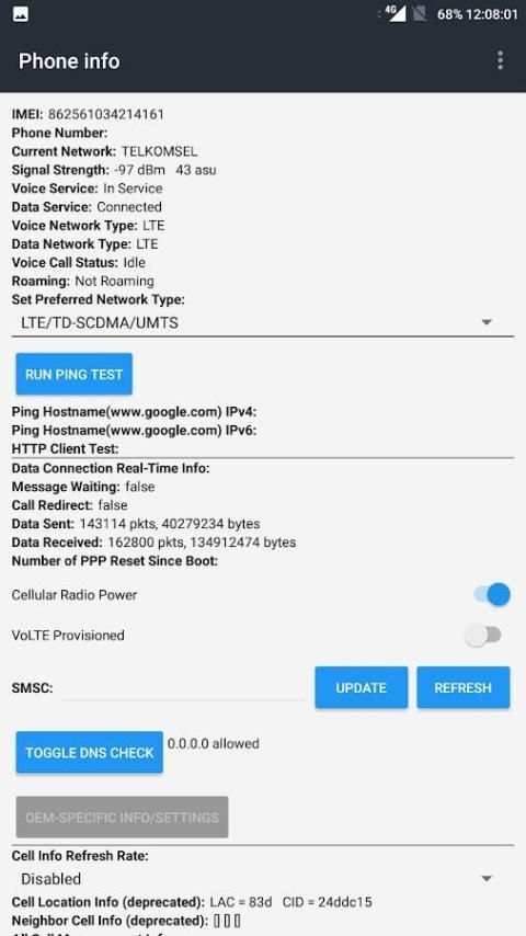 4G LTE Switcher ( no ads ) screenshot 2
