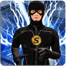 Black Flash speed hero-flash hero avenger battle icon