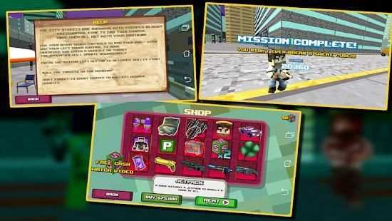 Mutant Block Zombie Attack screenshot 28