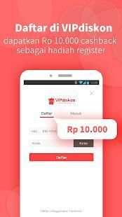 VIPdiskon - Promo & Cashback Setiap Hari screenshot 6