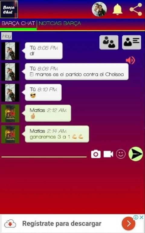 Barça Chat screenshot 2