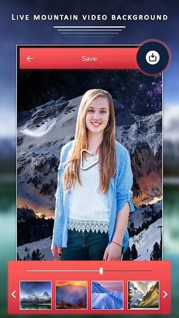 Live Mountain Video Photo Background Editor screenshot 3