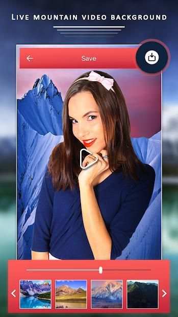 Live Mountain Video Photo Background Editor screenshot 2
