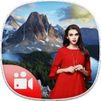 Live Mountain Video Photo Background Editor