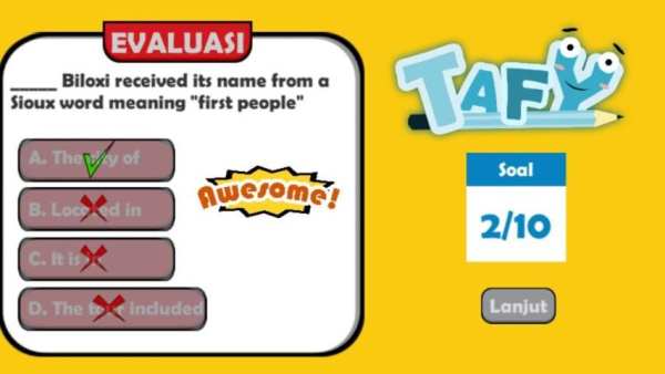 TOEFL Application For Youngster (TAFY) screenshot 1