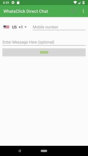 WhatsClick Direct Chat screenshot 2