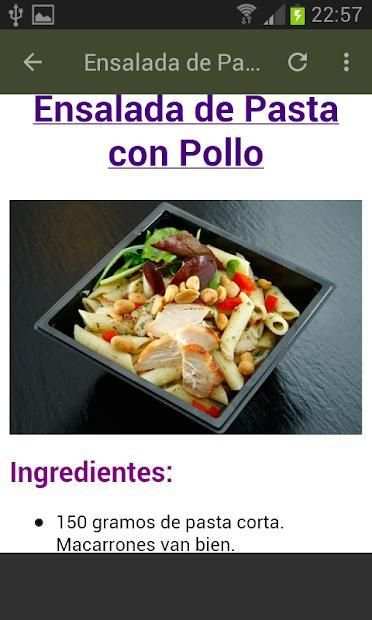 RECETAS CON POLLO screenshot 2