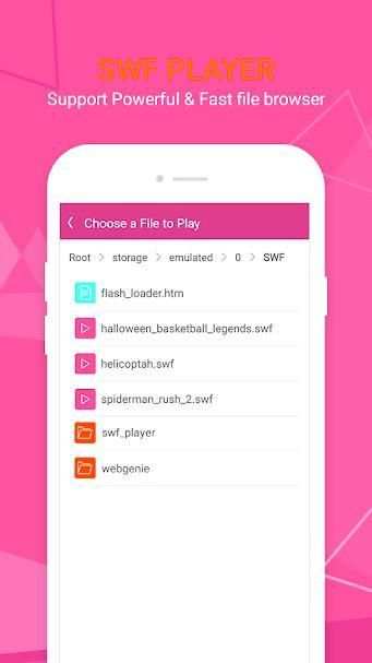 Flash Player For Android- SWF and Plugin simulator screenshot 5