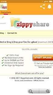 ZippyShare screenshot 1