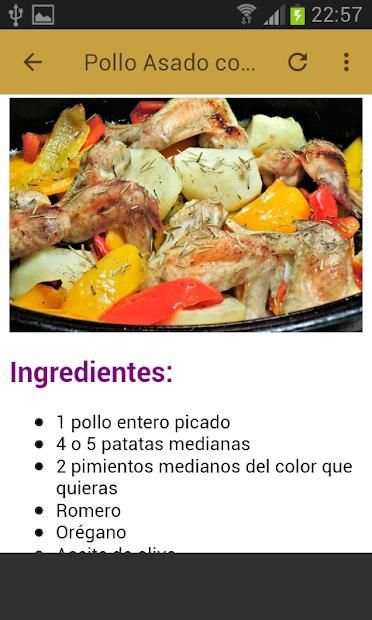 RECETAS CON POLLO screenshot 3