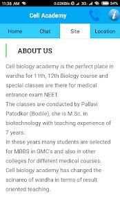 Cell Academy : Cell Biology Academy Mobile App screenshot 1