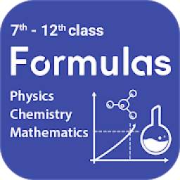 Formulas for Physics, Chemistry and Maths