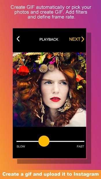 Easy GIF Fast GIF Maker for Instagram and Facebook स्क्रीनशॉट 1