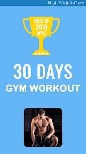 30 Day Gym Workout - Exercise at Home स्क्रीनशॉट 14