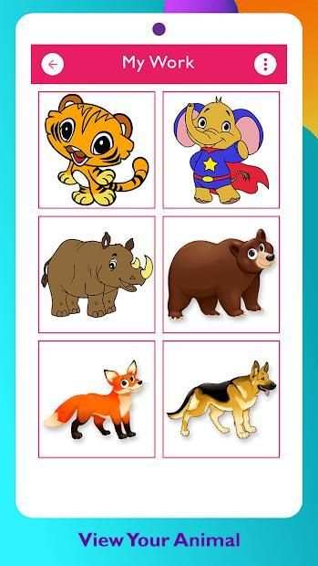 Animal Painting Games स्क्रीनशॉट 4