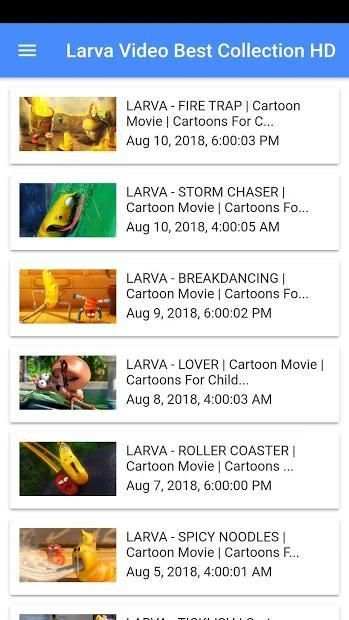 Larva Video Best Collection HD screenshot 2