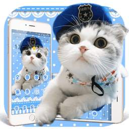 Cute Kitty Theme with Uniform Hat