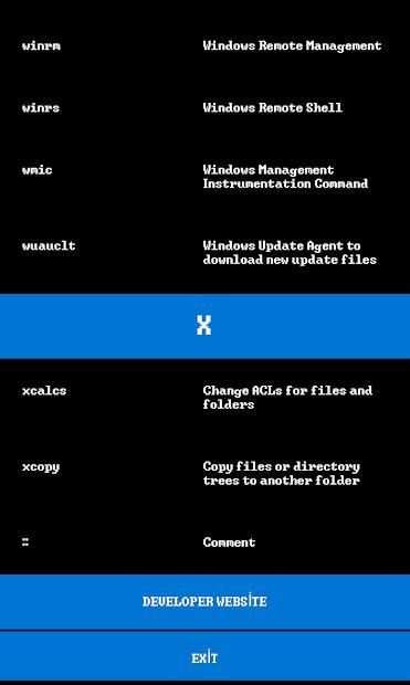 CMD Command List स्क्रीनशॉट 3
