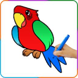 Birds Coloring Games