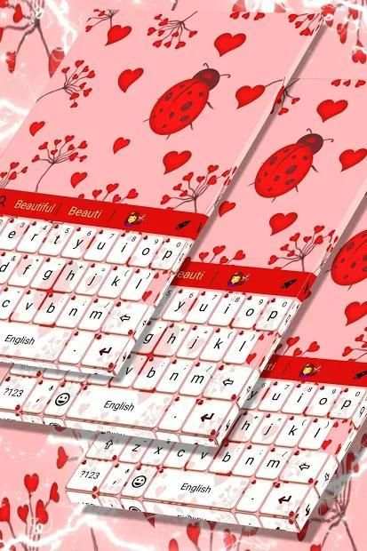 Ladybug Keyboard Theme screenshot 1