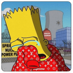 Supreme X Bart Simpson आइकन