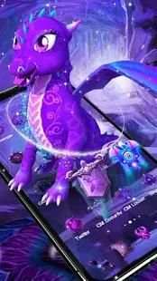 3D Cute Dragon Theme screenshot 2