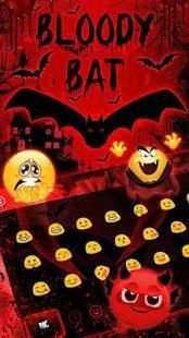 Bloody Bat Keyboard Theme screenshot 2