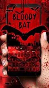 Bloody Bat Keyboard Theme screenshot 4