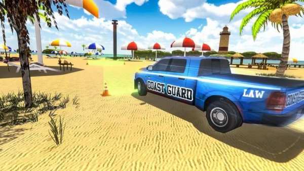 Coast Guard - Beach Car Parking स्क्रीनशॉट 10