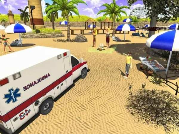 Coast Guard - Beach Car Parking स्क्रीनशॉट 4